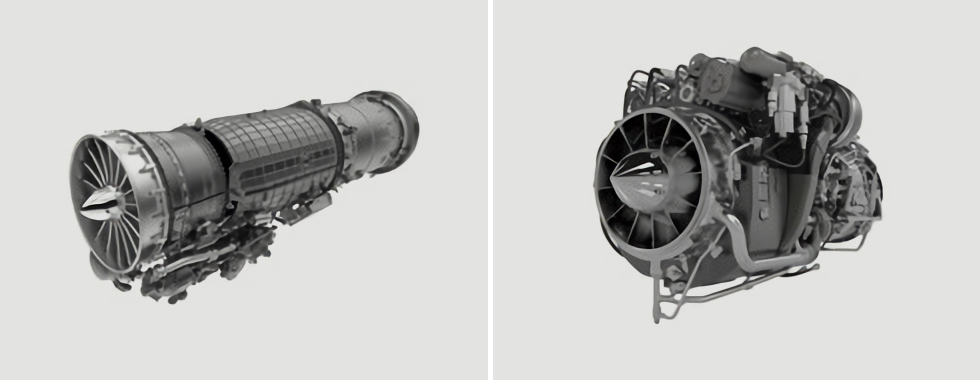 Hanwha Aerospace produces a broad range of individual components that make up an aircraft engine